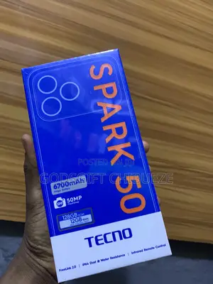New Tecno Spark 50 128 GB Black