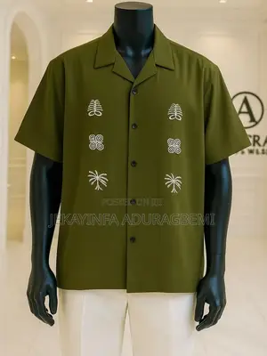 Unisex Vintage Lapel Neck Shirt