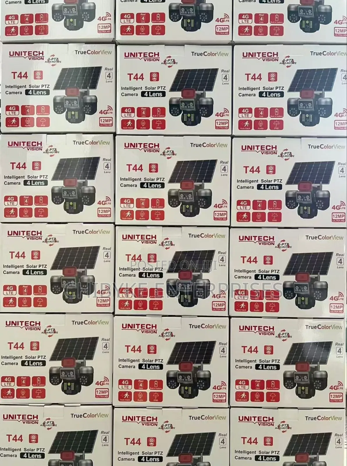 4 Lens 4g Solar PTZ Camera With Auto Tracking