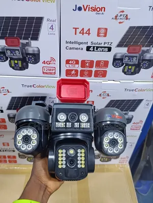 4 Lens 4g Solar PTZ Camera With Auto Tracking
