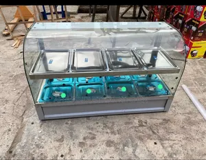 Electric Bain Marie Hot Food Display Showcase
