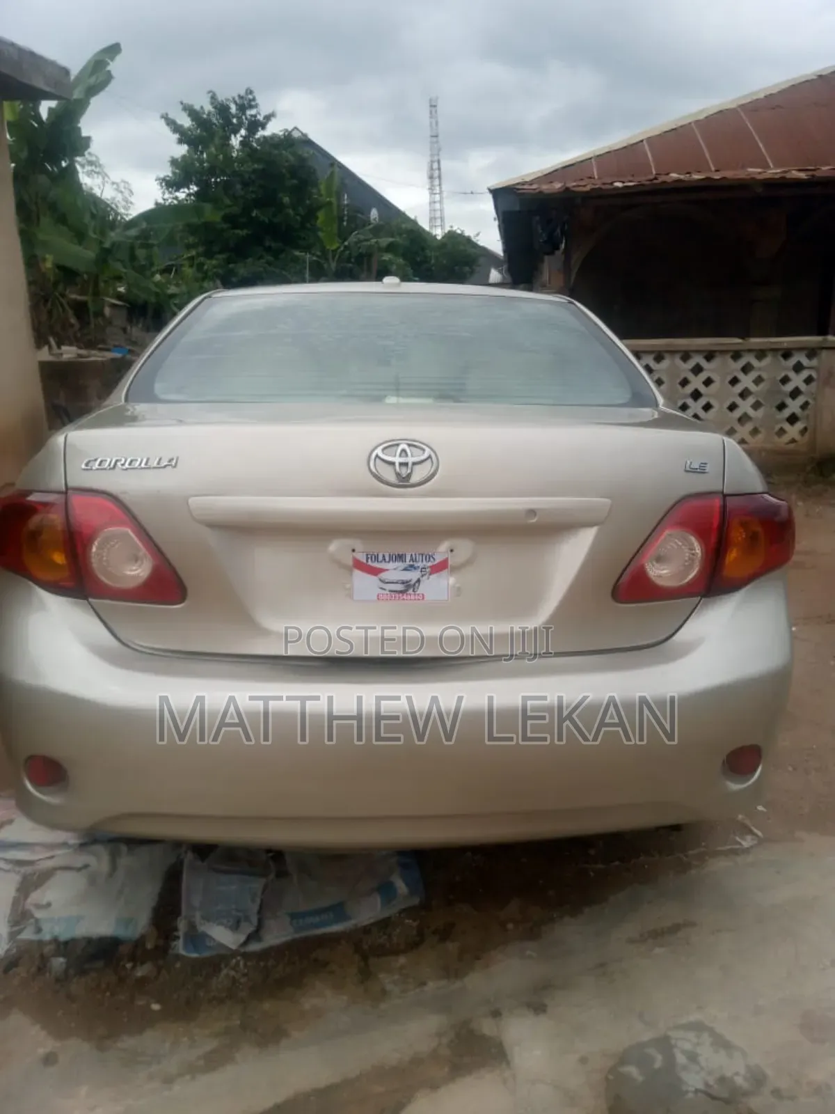 Toyota Corolla 2009 Gold