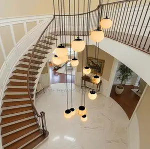 Adjustable Ceiling Staircase Dropping Chandelier