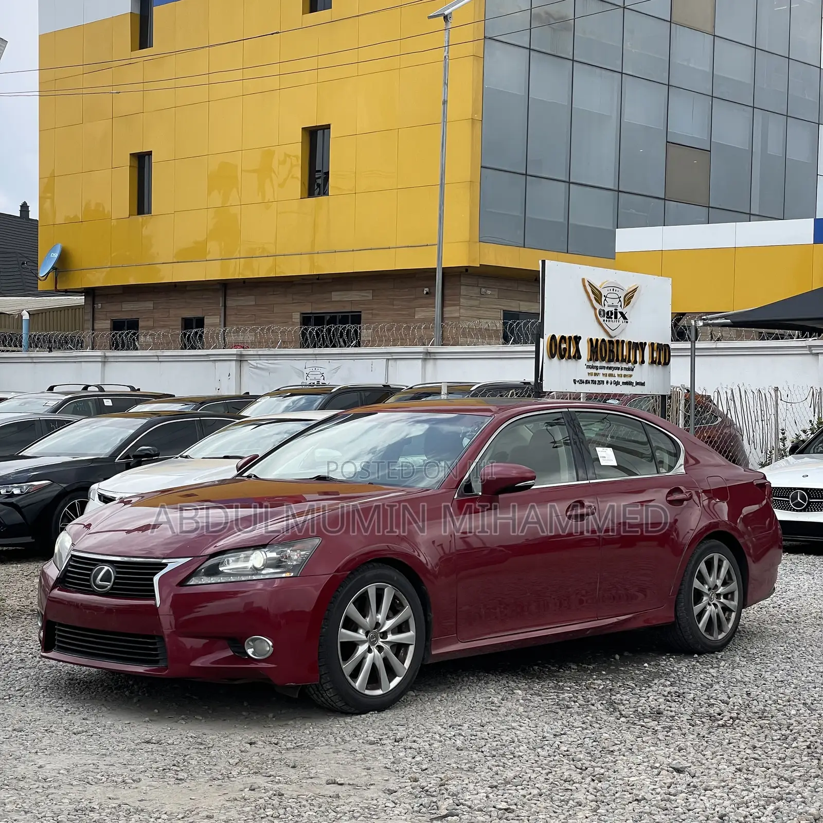 Lexus GS 2014 Red