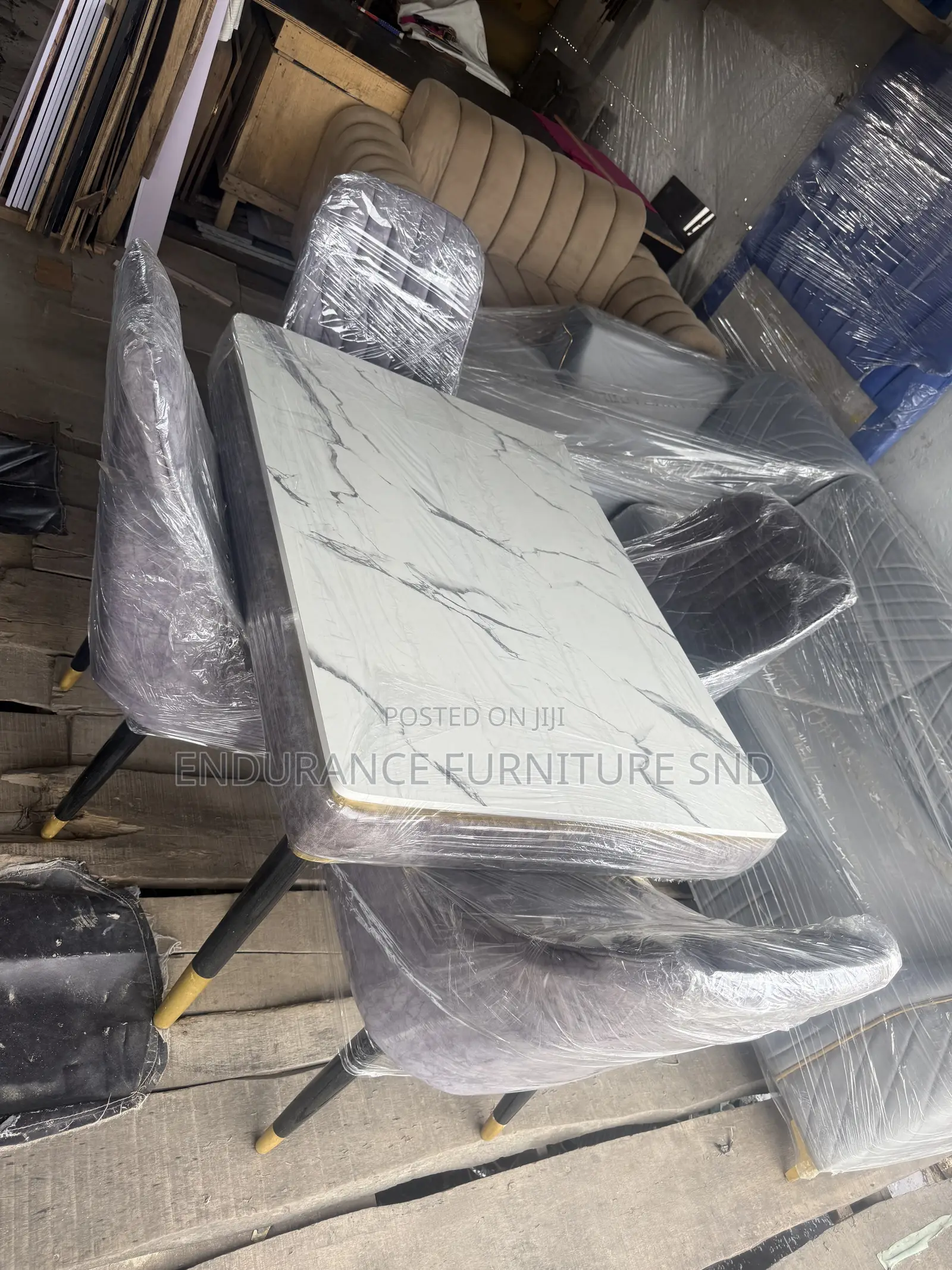 Gray Dining Table Set Available Now !
