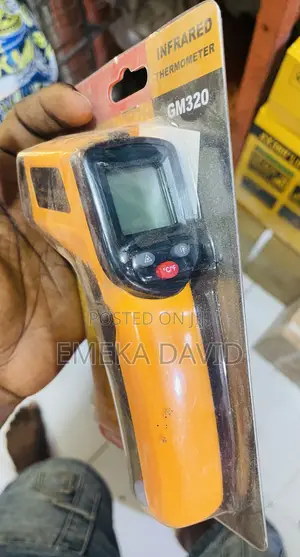 Thermometer Gun for Non-Contact Surface Temperature Measurement.