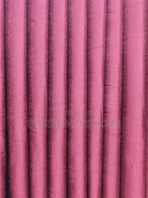 Burgundy Plain Blackout Curtain