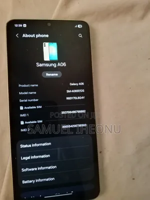 Samsung Galaxy A06 128 GB Gold
