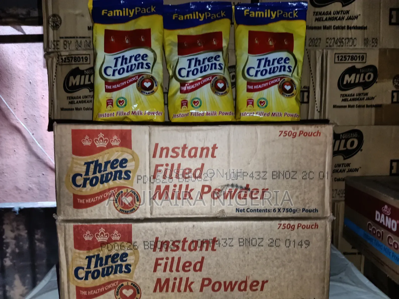 Three Crowns Milk 750gm by 6