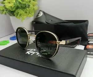 Rayban Dark Lens Glasses for Men