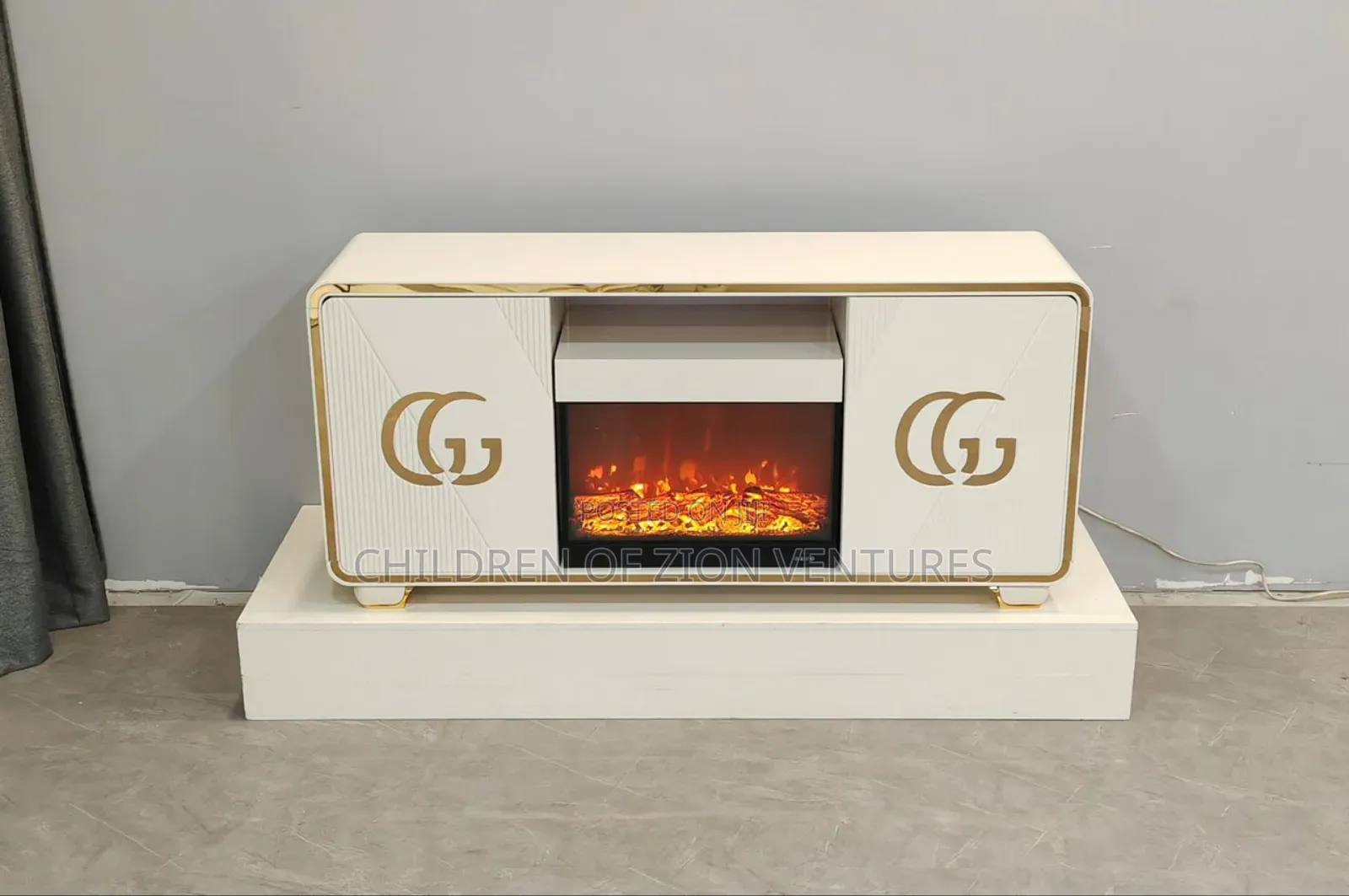 Fire Bench TV Stand (GG)