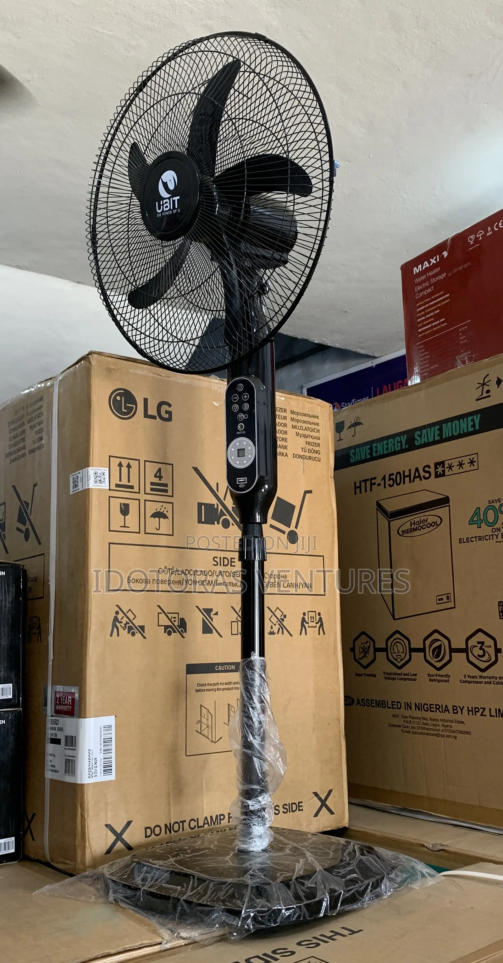 UBIT Rechargable Standing Fan 220volt