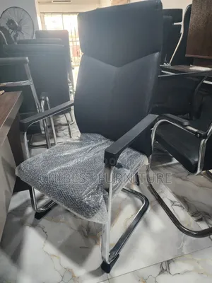 Imported Executive Visitor's Office Leather Chair.