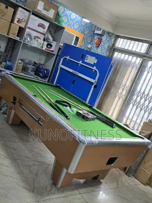 Marble Snooker Table 7ft/8ft With Coin Slot – Iron Frame