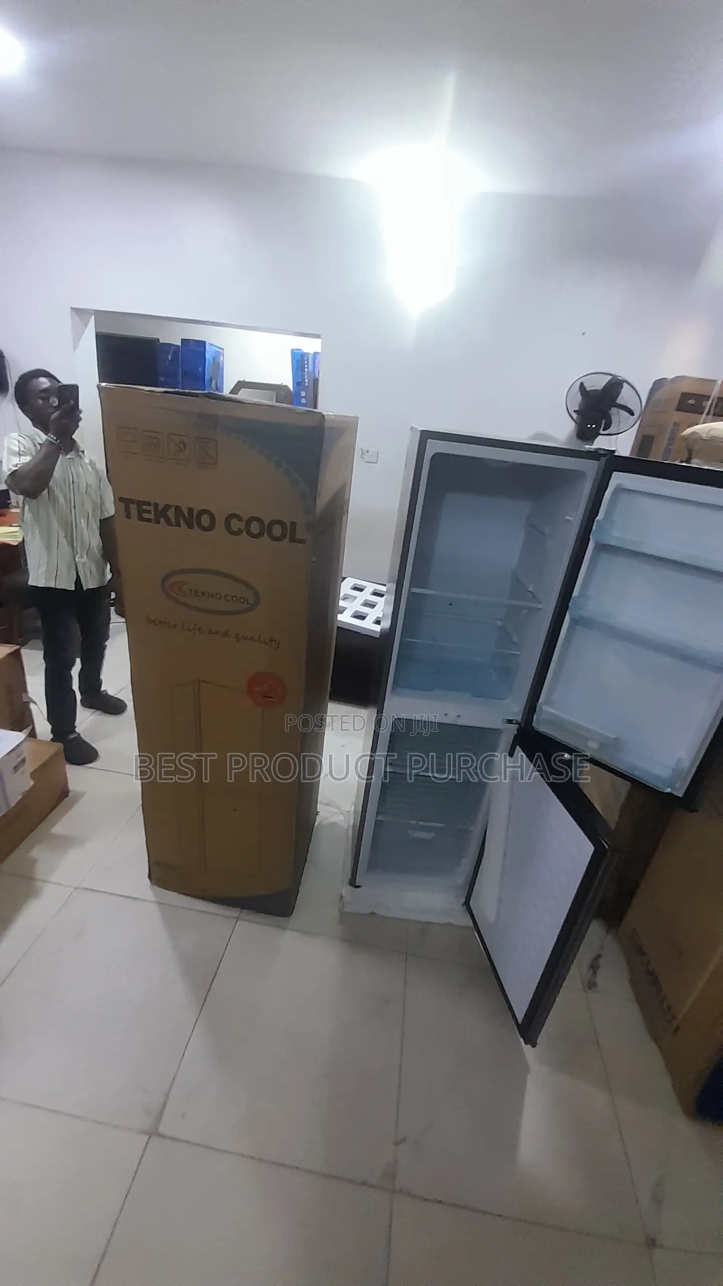 Silent Operation Tekno Cool TC-200W Refrigerator