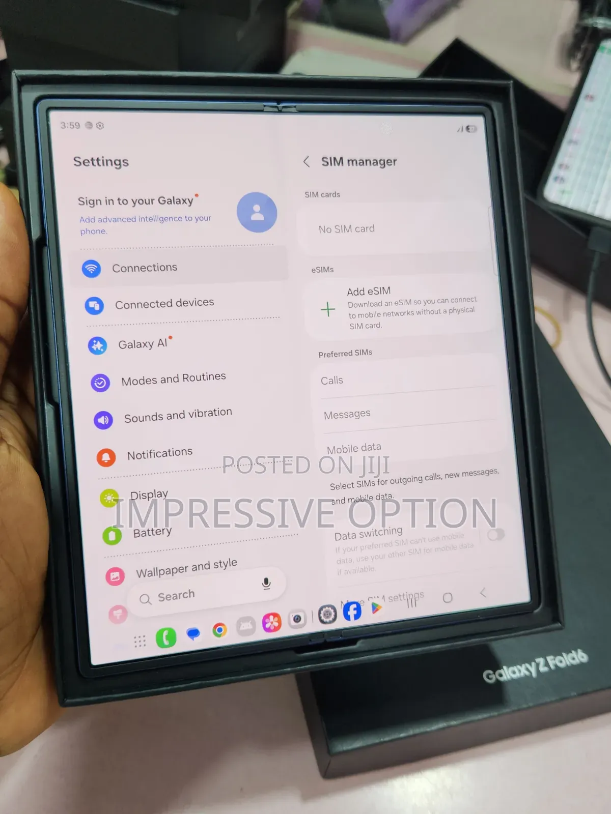 Samsung Galaxy Z Fold6 256 GB Blue