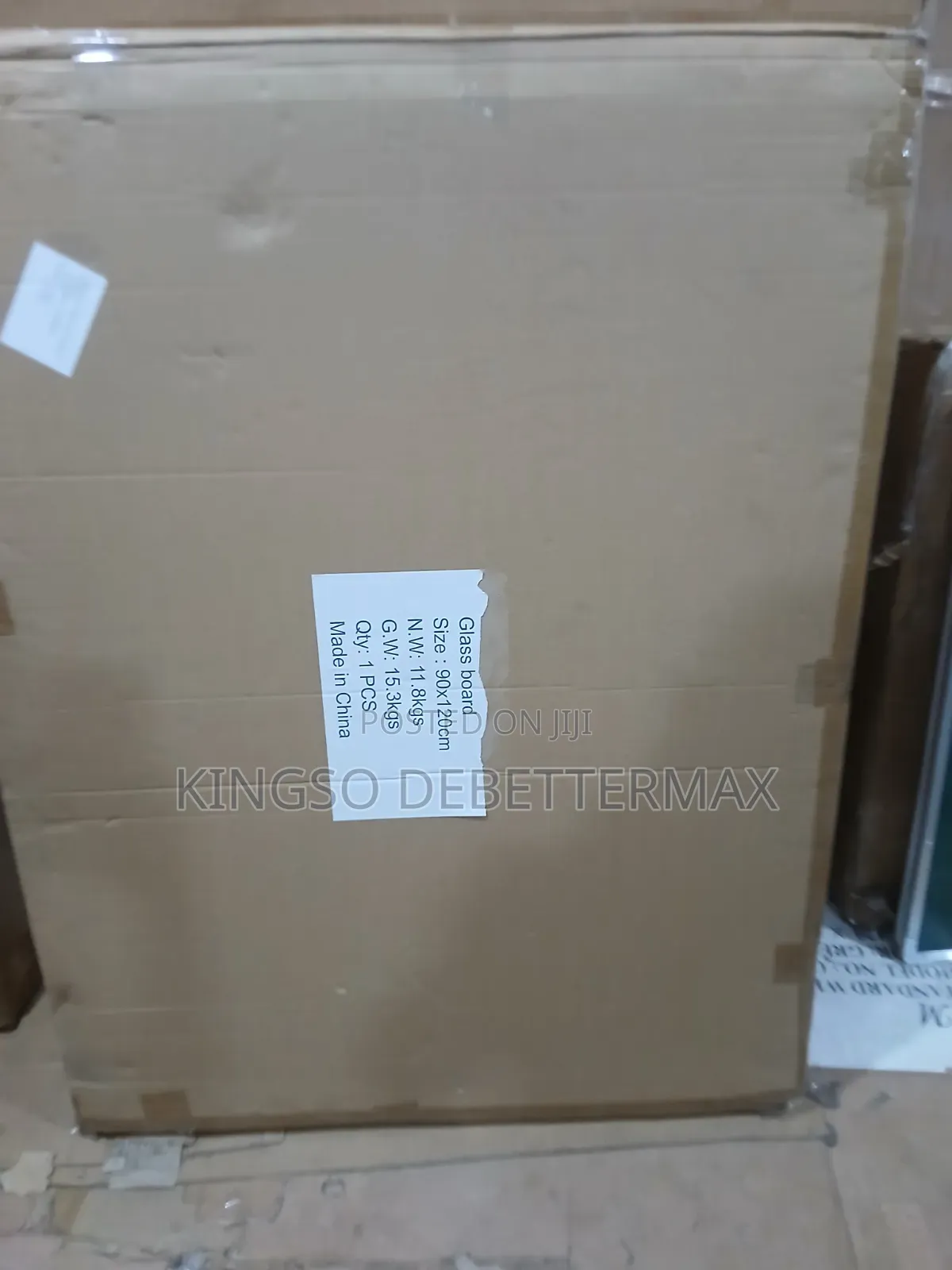 Executive Glass Whiteboard With Stand(120x90cm) 4x3ft