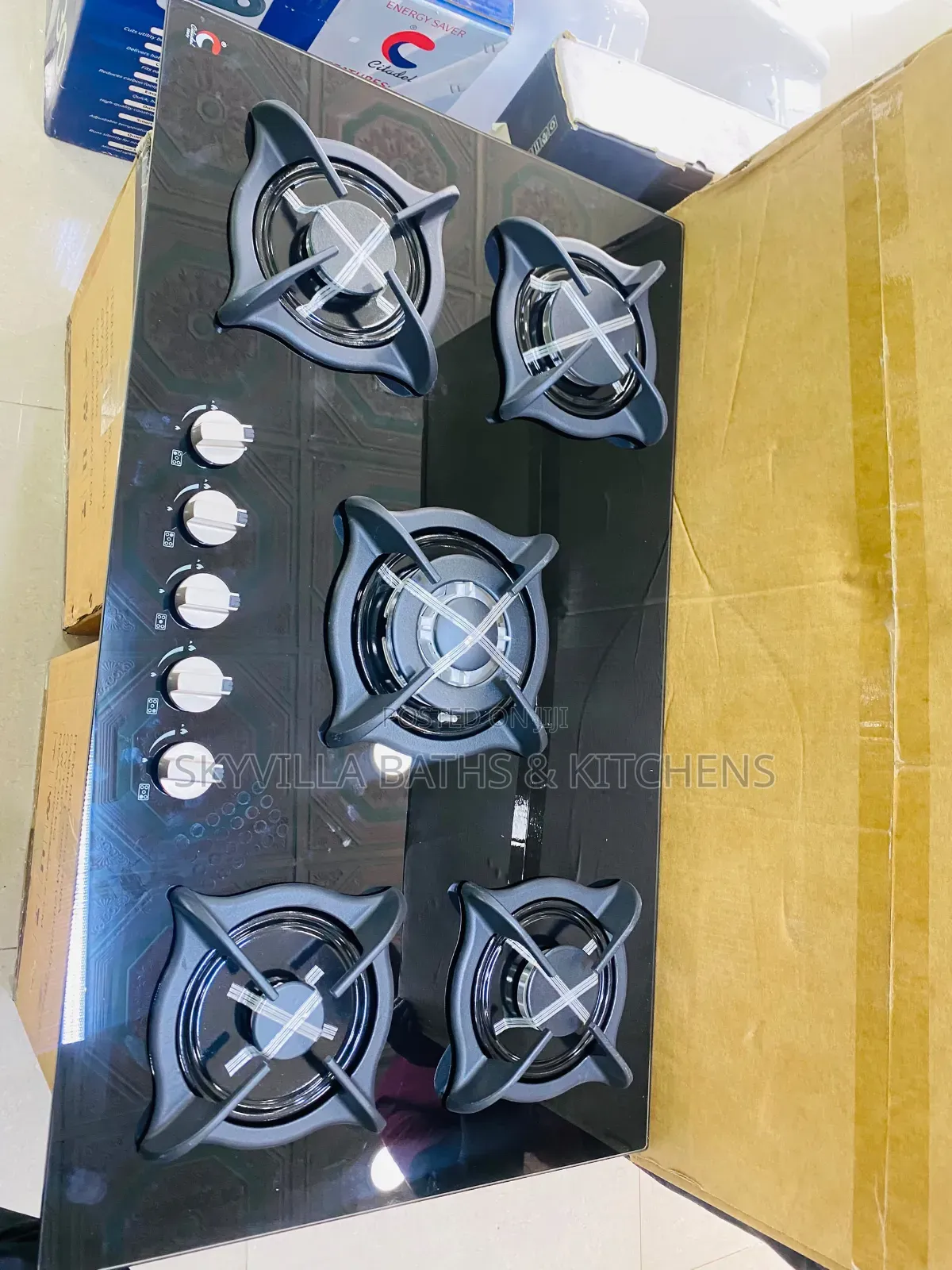 Ultra-Sleek 5-Burner Gas Cooktop –