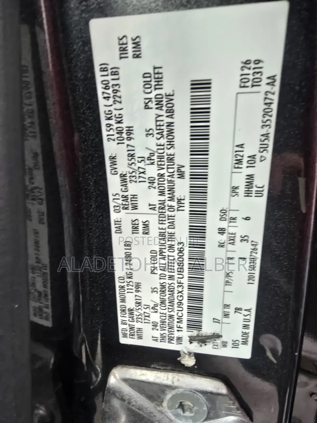 Ford Escape 2013 Gray