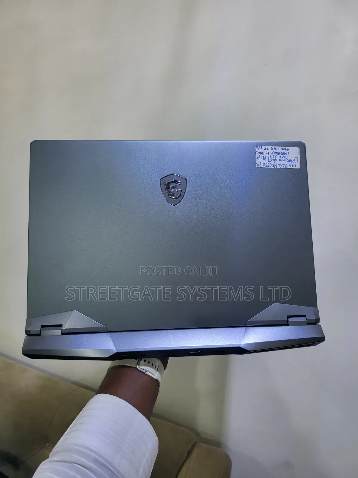 Laptop MSI GE66 Raider 16GB Intel Core i7 SSD 1T
