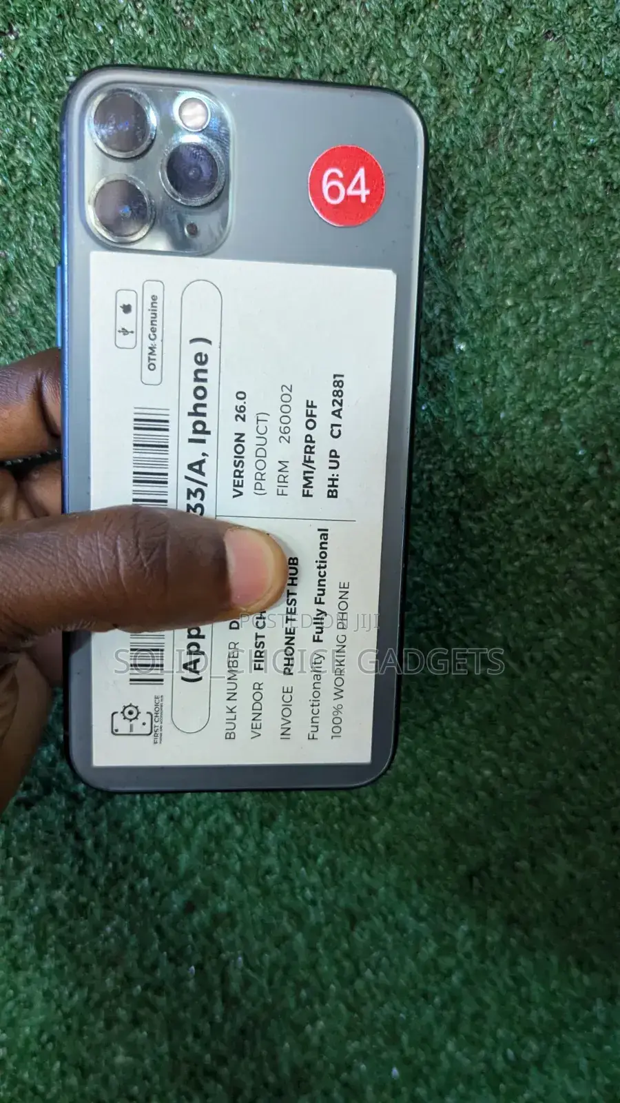 Apple iPhone 11 Pro 64 GB Gray