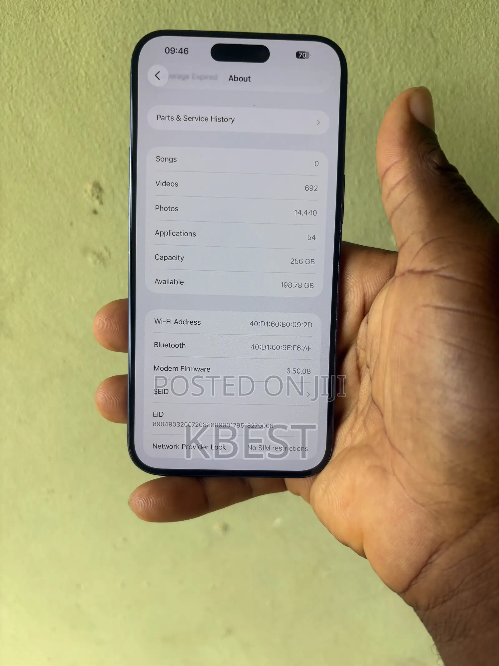 Apple iPhone 15 Pro Max 256 GB Black
