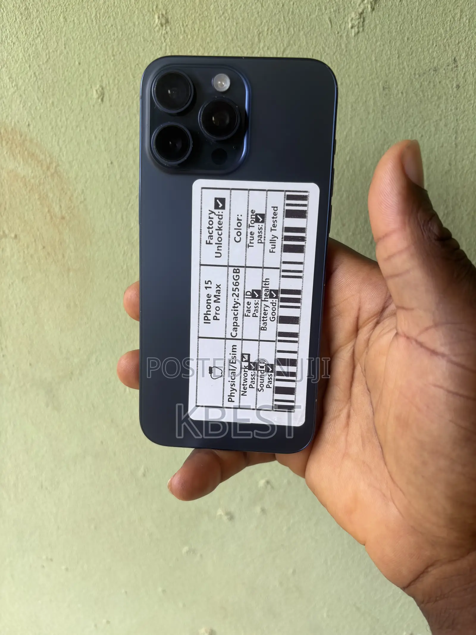 Apple iPhone 15 Pro Max 256 GB Black