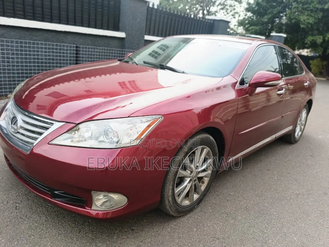 Lexus ES 350 2011 Red