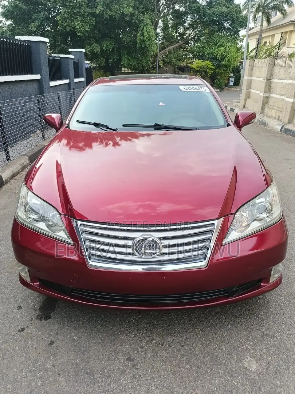 Lexus ES 350 2011 Red