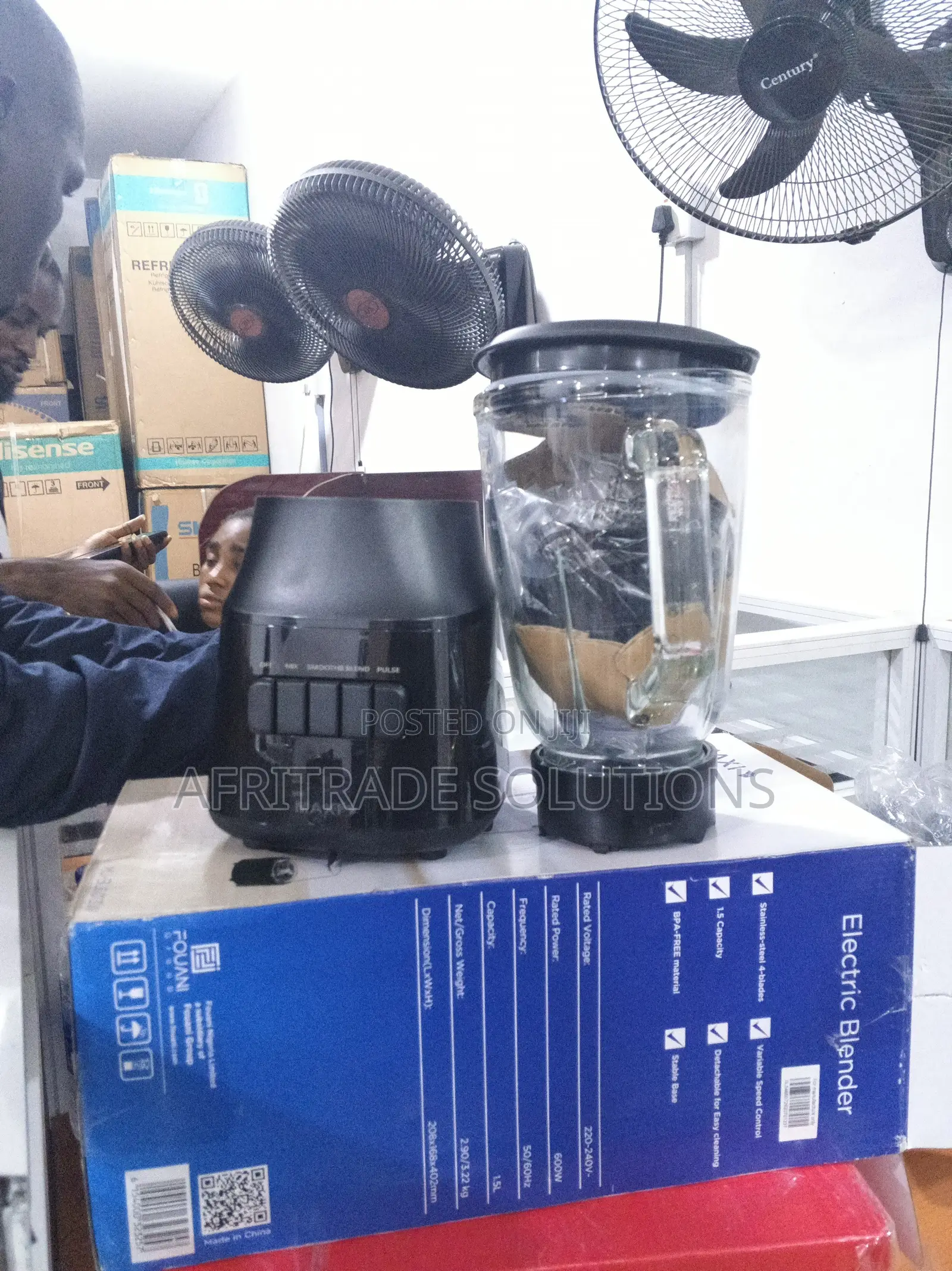 Maxi MJ-BL6013W 1.5L Blender for Smooth Blending