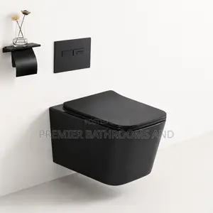 Square Black Conceal Water Closet