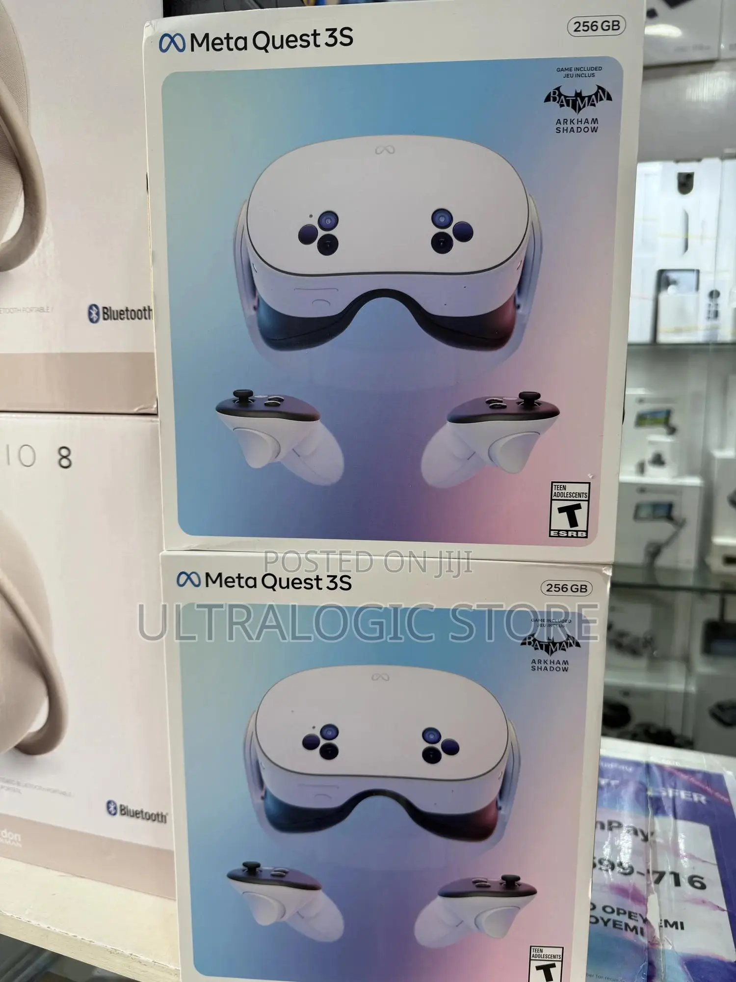 New Meta Quest 3S 256GB VR Headset With Batman Arkham Oculus