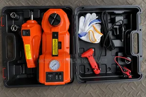 Portable 12V 4-in-1 Electric Hydraulic Car Jack Kit,
