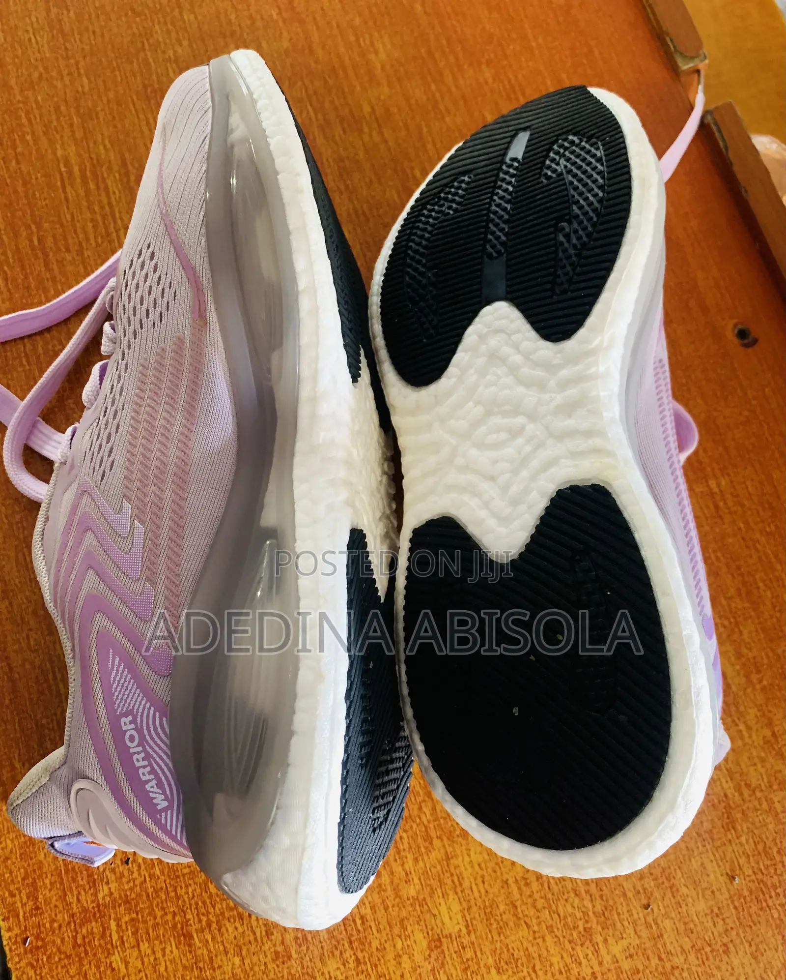 Ladies Warrior Sneakers - Purple, Cushioned Sole Size(40)