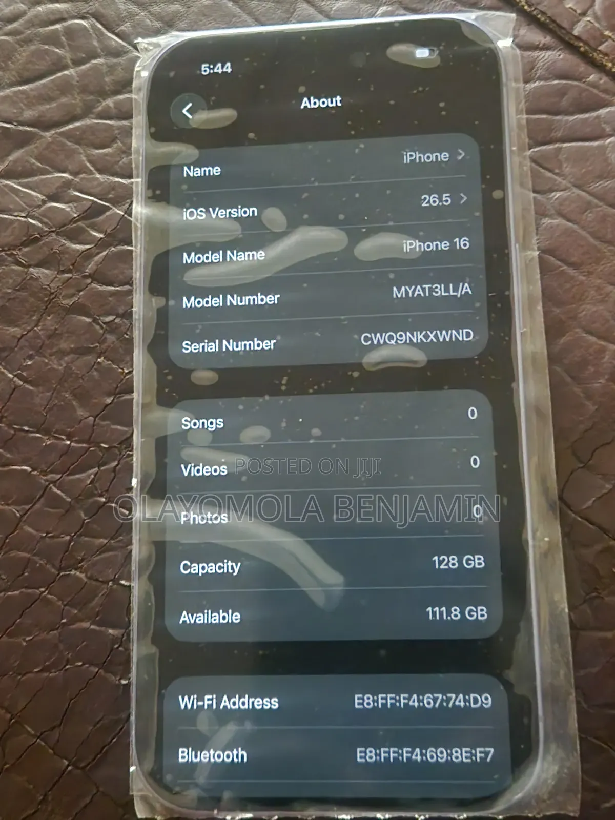 Apple iPhone 16 128 GB Blue