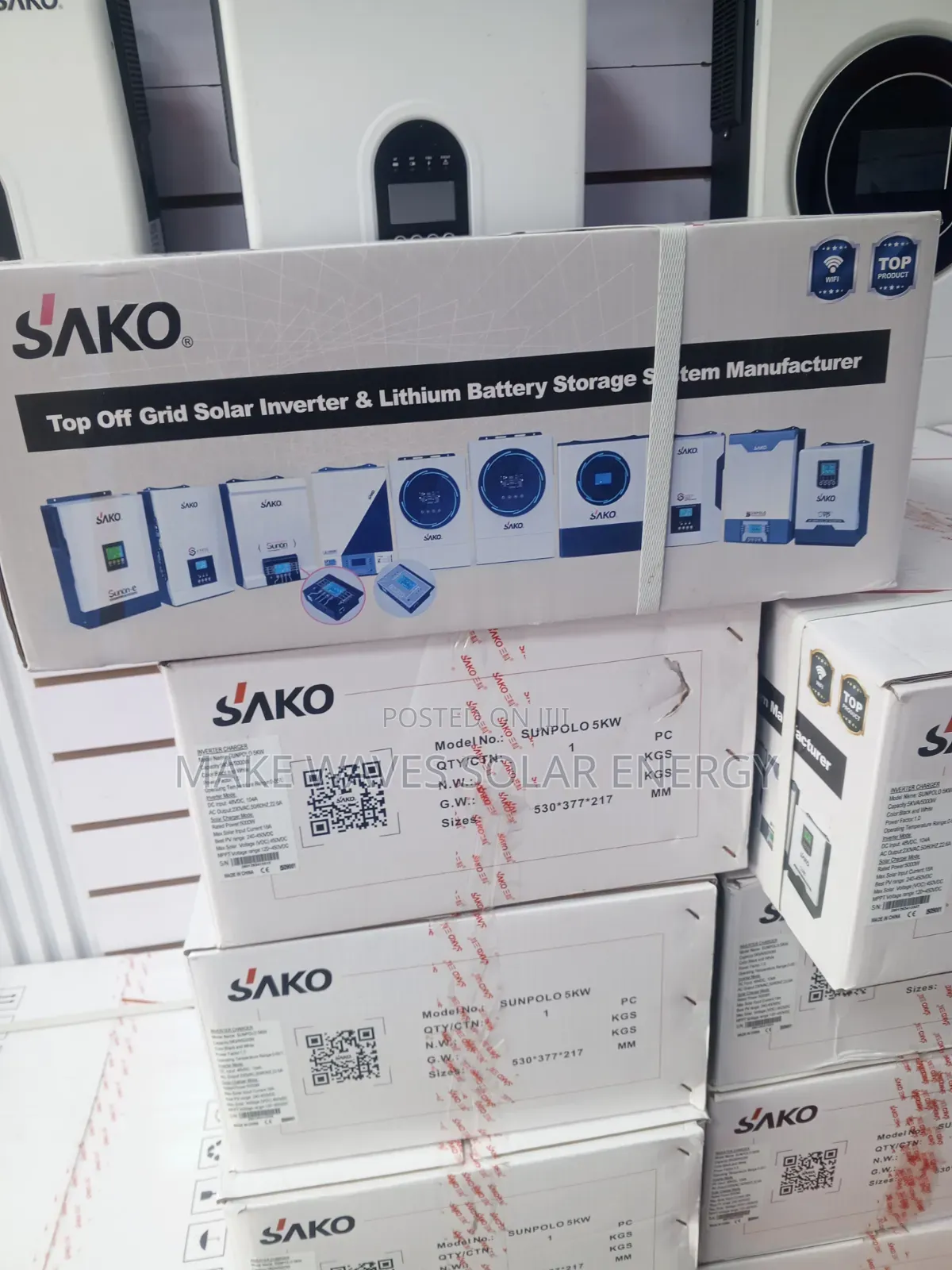 5kva 48v Solar Inverter Sako Top Off Grid