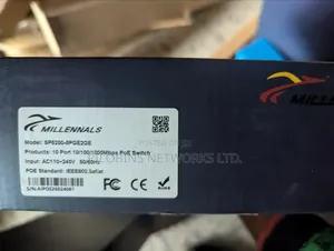 MILLENNALS 8 PORTS 10/100 PoE SWITCH