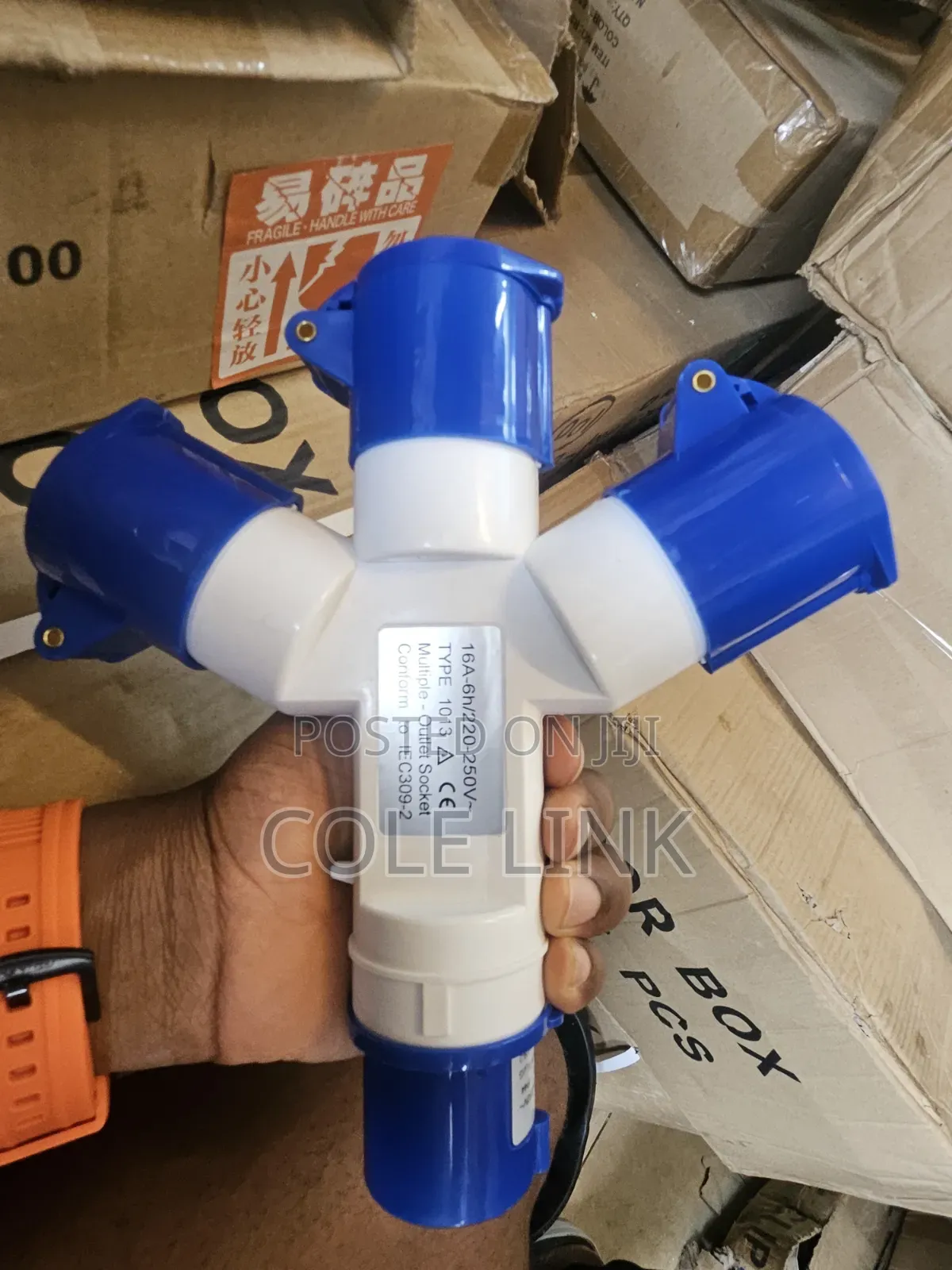 16a 3pin Industrial Socket 3way