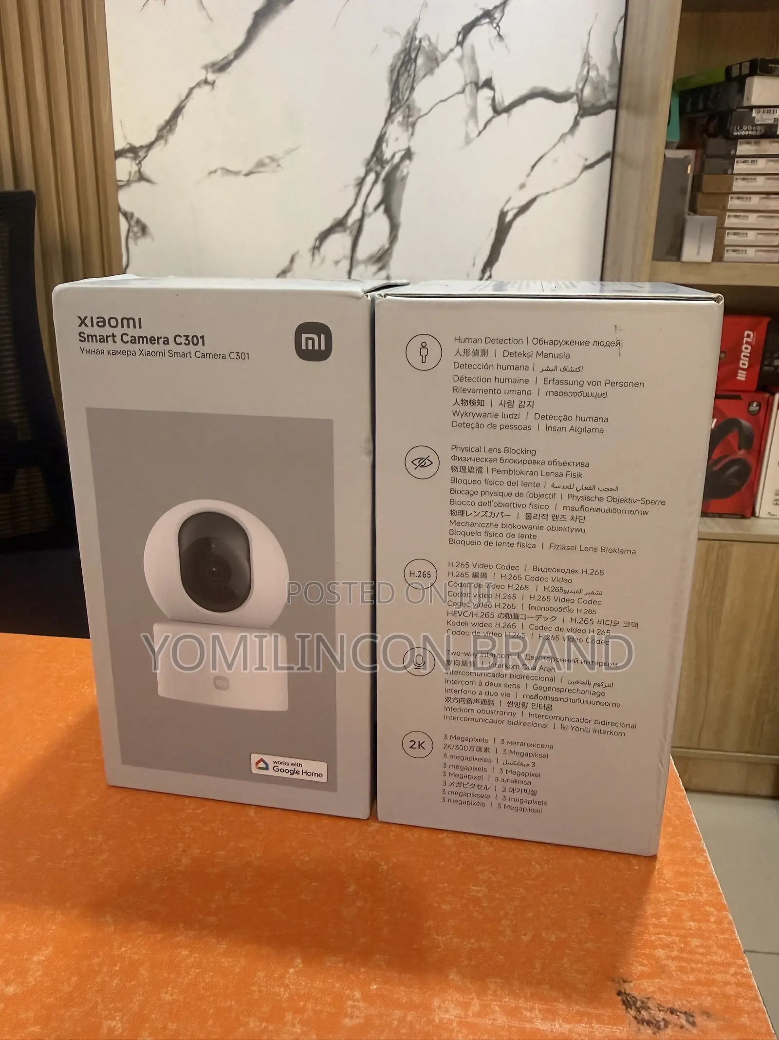 Xiaomi C301 Indoor Camera, 3MP Wi-Fi Security Camera Indoor