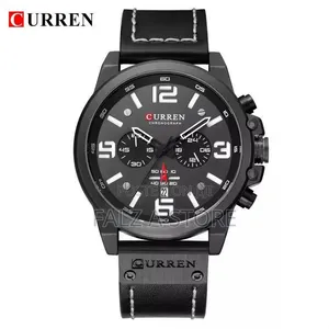 Curren Leather Wristwatch Battery Power (quartz Movement)