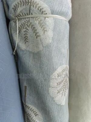 Premium Sketch Blue Curtain for Bedrooms and Living Rooms
