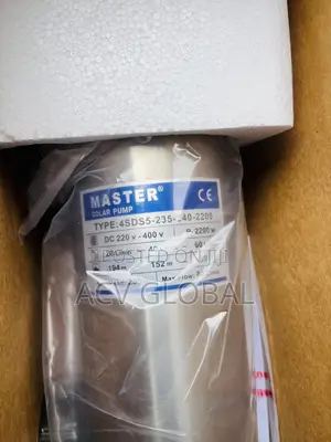 3hp Master Solar Submersible Pumping Machine
