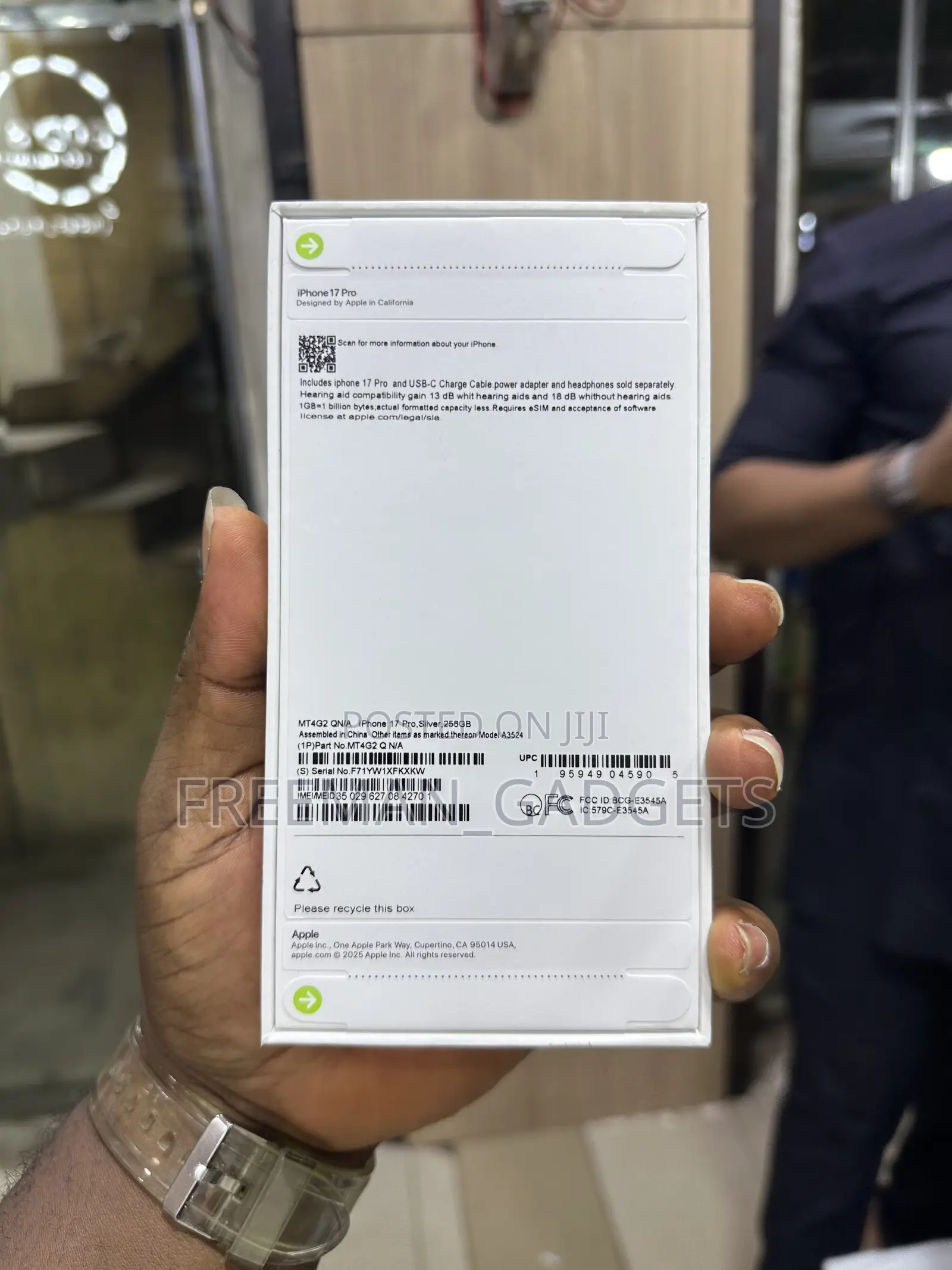 New Apple iPhone 17 Pro 256 GB White