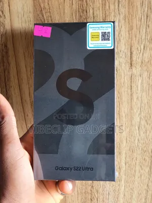 New Samsung Galaxy S22 Ultra 5G 128 GB Black