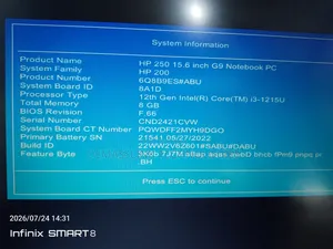 Laptop HP 250 G8 8GB Intel Core i3 SSD 256GB