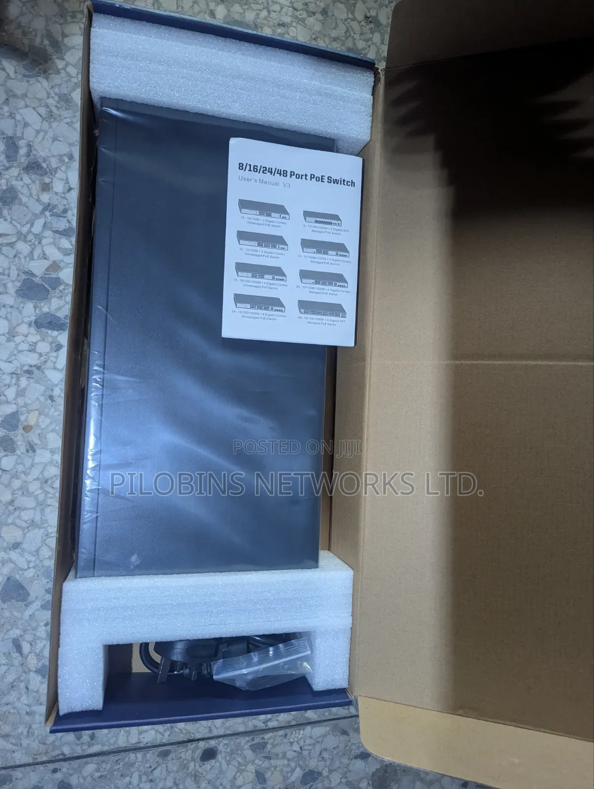 MILLENNALS 16ports Gigabits Managed PoE Switch