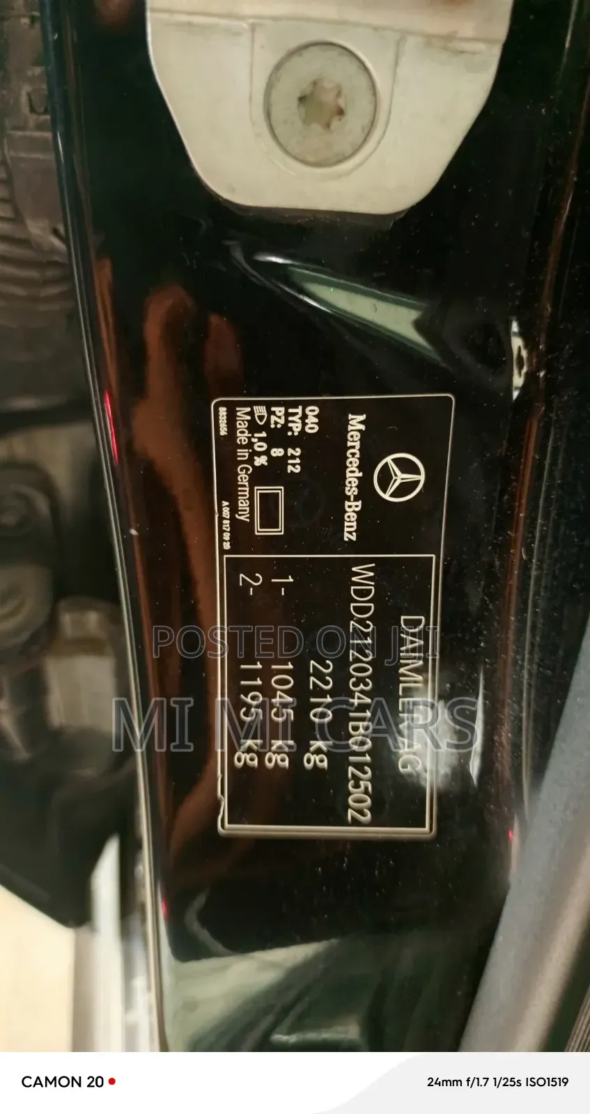 Mercedes-Benz E300 2016 Black