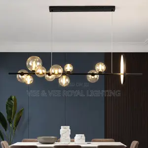Luxury Modern Glass Bubble Chandelier -for Dining, Kitchen, Restaurant