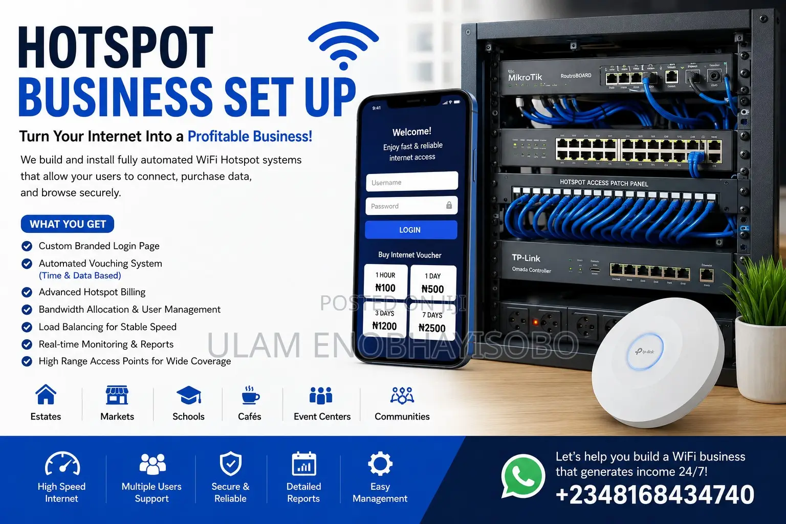 WiFi Hotspot Business Setup