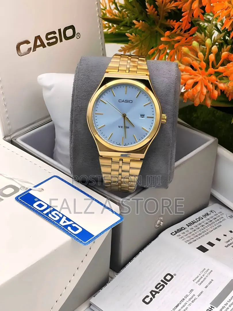 Casio Chain Wristwatch Quartz Movement (Battery Power )